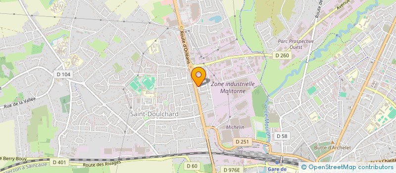 localisation de l'entreprise MONSIEUR YANNICK LIORET  SAINT-DOULCHARD