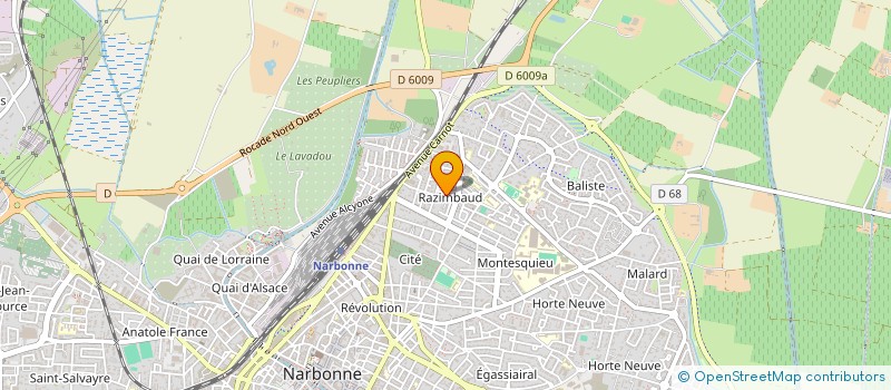 localisation de l'entreprise MONSIEUR YANNICK LLORCA  NARBONNE