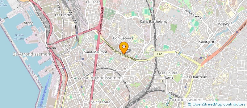 localisation de l'entreprise MONSIEUR YANNICK LONGO  MARSEILLE