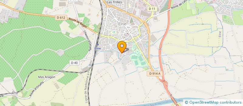 localisation de l'entreprise MONSIEUR YANNICK LOPEZ à ELNE