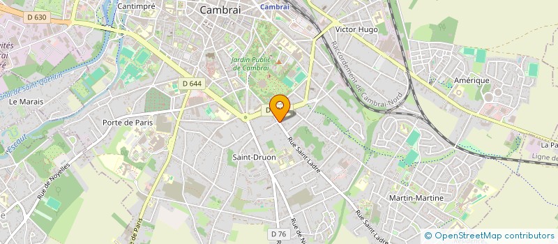 localisation de l'entreprise MONSIEUR YANNICK LORRIAUX  CAMBRAI