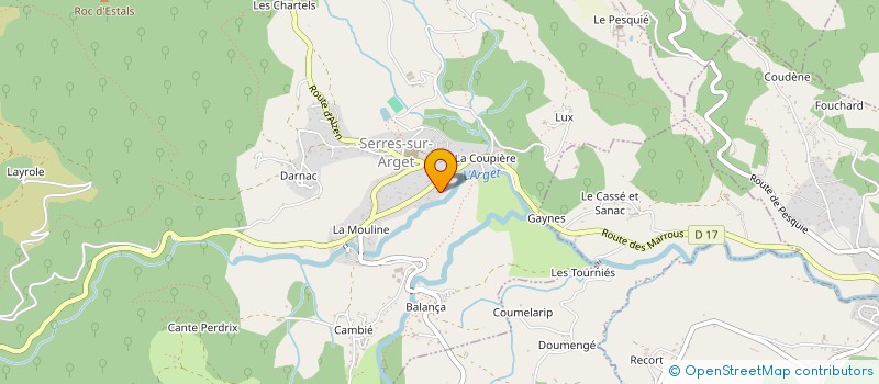 localisation de l'entreprise MONSIEUR YANNICK LOUBET à SERRES-SUR-ARGET