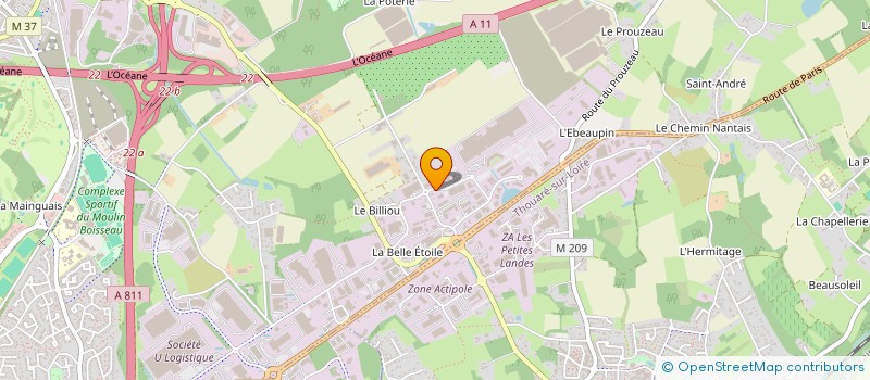 localisation de l'entreprise MONSIEUR YANNICK LOUIS  CARQUEFOU