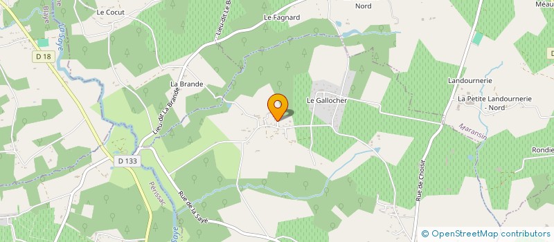 localisation de l'entreprise MONSIEUR YANNICK LOUMEAU  SAINT-CIERS-D'ABZAC