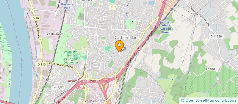 localisation de l'entreprise MONSIEUR YANNICK LOZACHMEUR  CARBON-BLANC