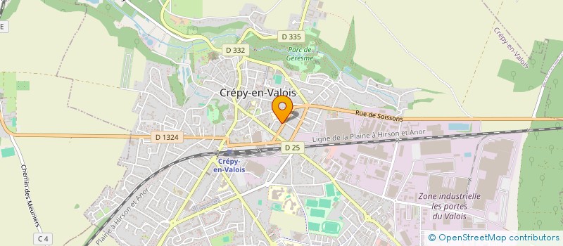 localisation de l'entreprise MONSIEUR YANNICK MACEL à CREPY-EN-VALOIS