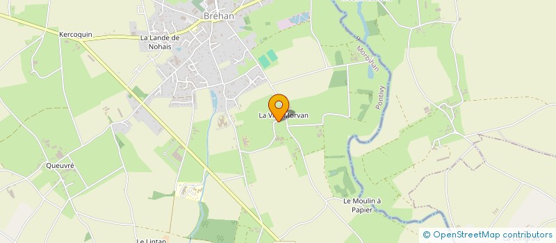 localisation de l'entreprise MONSIEUR YANNICK MAHIEUX  BREHAN
