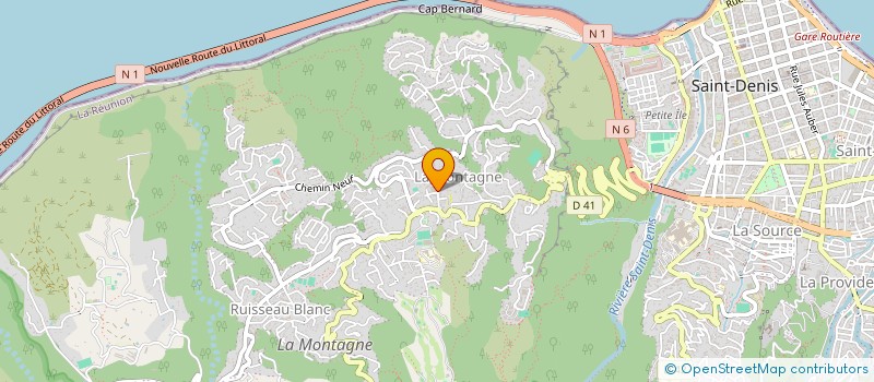 localisation de l'entreprise MONSIEUR YANNICK MAILLOT à SAINT-DENIS