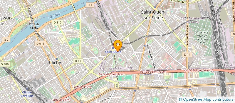 localisation de l'entreprise MONSIEUR YANNICK MALIN à SAINT-OUEN-SUR-SEINE