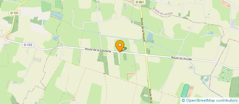 localisation de l'entreprise MONSIEUR YANNICK MALINGE  VAL D'ERDRE-AUXENCE