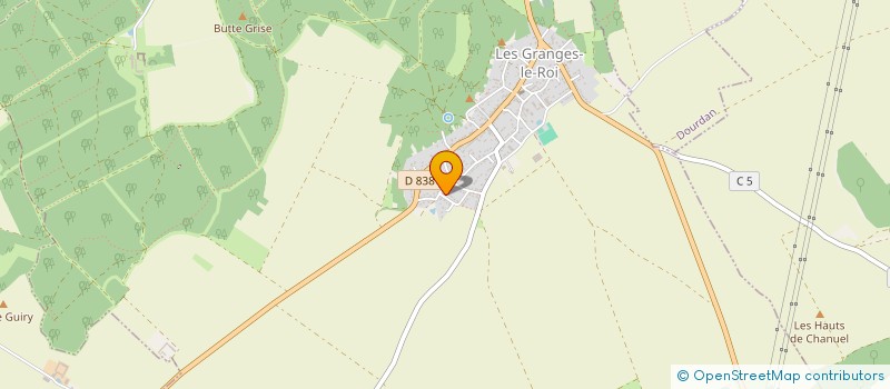 localisation de l'entreprise MONSIEUR YANNICK MALMEJAT à LES GRANGES-LE-ROI