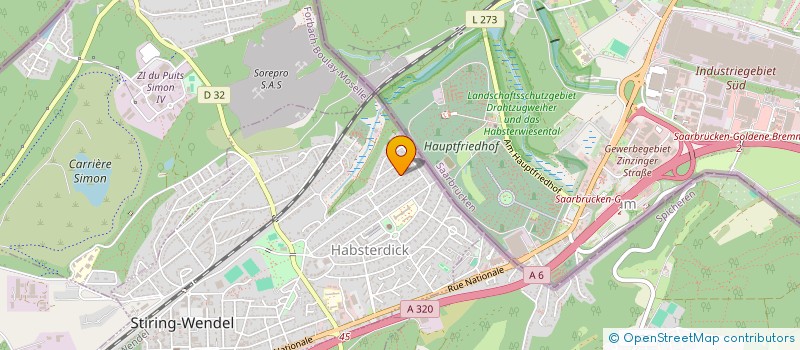 localisation de l'entreprise MONSIEUR YANNICK MALTER  STIRING-WENDEL