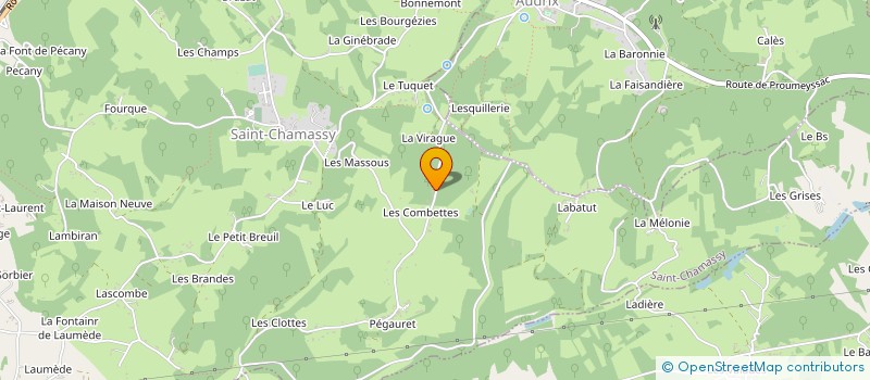 localisation de l'entreprise MONSIEUR YANNICK MANET  SAINT-CHAMASSY