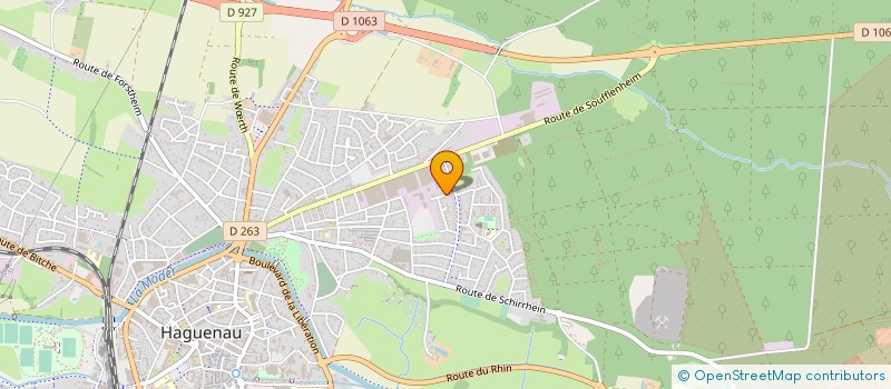 localisation de l'entreprise MONSIEUR YANNICK MAPPUS  HAGUENAU