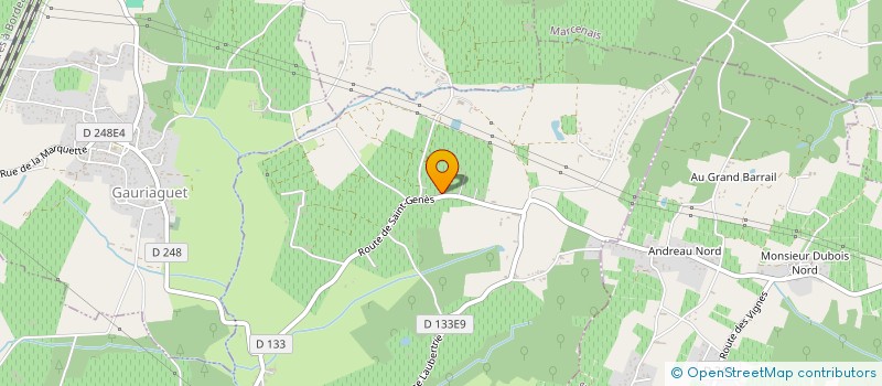 localisation de l'entreprise MONSIEUR YANNICK MARCADE  VAL DE VIRVEE