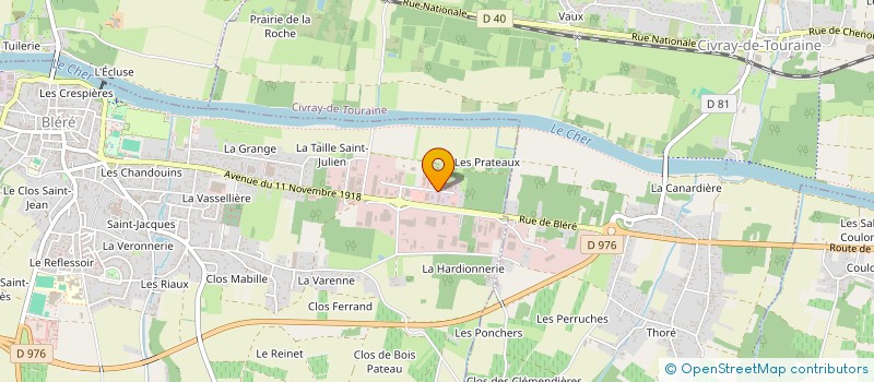 localisation de l'entreprise MONSIEUR YANNICK MAREUSE à VERNOU-SUR-BRENNE