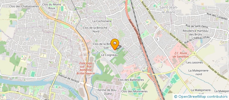 localisation de l'entreprise MONSIEUR YANNICK MARIOLLE à ORLEANS