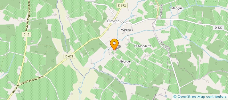 localisation de l'entreprise MONSIEUR YANNICK MARIOTTO à CLEYRAC