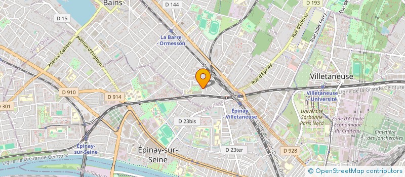 localisation de l'entreprise MONSIEUR YANNICK MARTIAL TAMBA KEUMLA  DEUIL-LA-BARRE