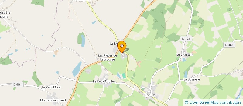localisation de l'entreprise MONSIEUR YANNICK MARTIN à DROUX