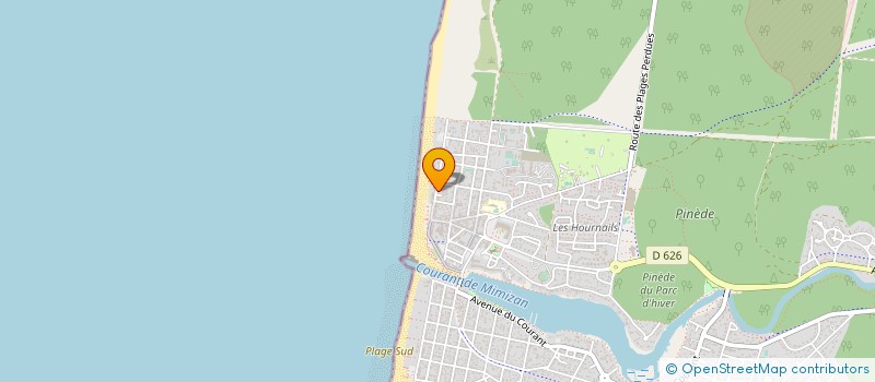 localisation de l'entreprise MONSIEUR YANNICK MARTIN  MIMIZAN