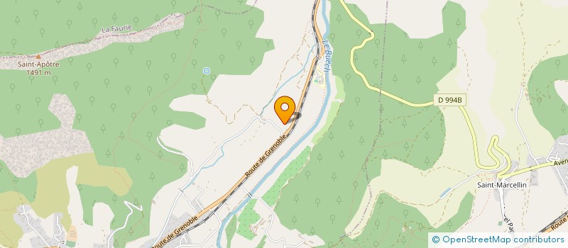 localisation de l'entreprise MONSIEUR YANNICK MARTIN  ASPRES-SUR-BUECH