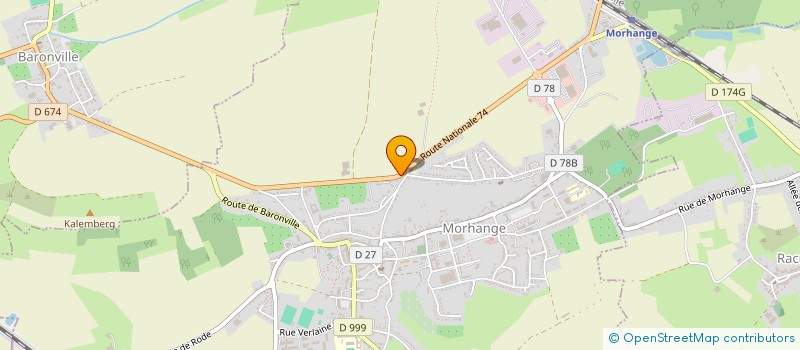 localisation de l'entreprise MONSIEUR YANNICK MASLON  MORHANGE