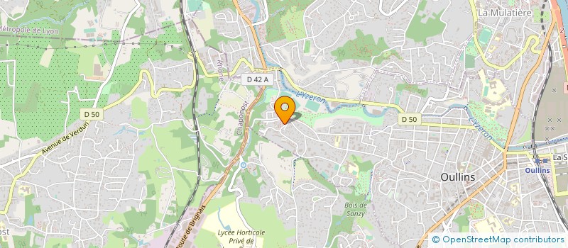 localisation de l'entreprise MONSIEUR YANNICK MATHIAS  OULLINS-PIERRE-BENITE