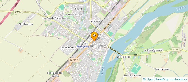 localisation de l'entreprise MONSIEUR YANNICK MAURICE  BEAUGENCY