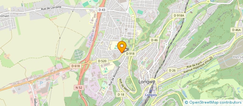 localisation de l'entreprise MONSIEUR YANNICK MAYOT à LONGWY