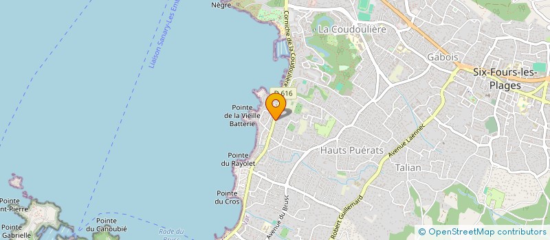 localisation de l'entreprise MONSIEUR YANNICK MEDONI  SIX-FOURS-LES-PLAGES