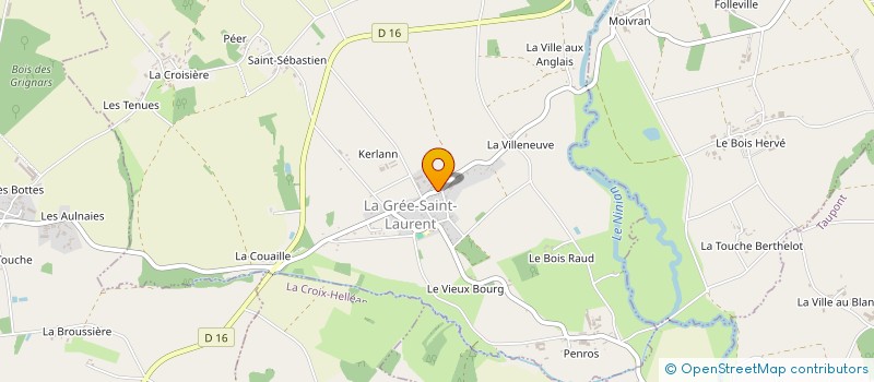 localisation de l'entreprise MONSIEUR YANNICK MENEZO à LA GREE-SAINT-LAURENT