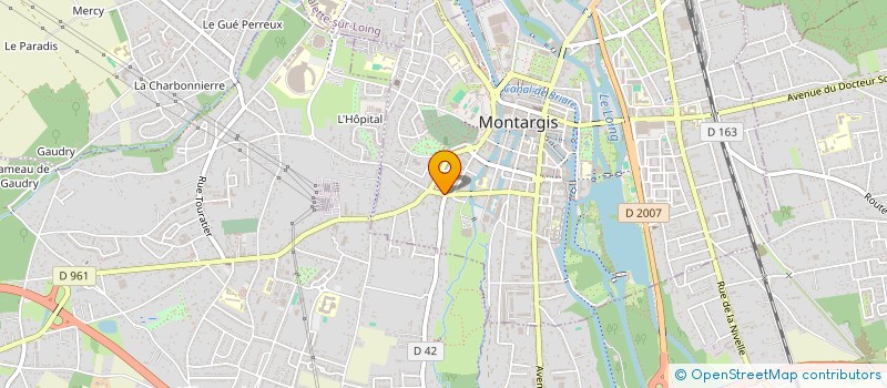 localisation de l'entreprise MONSIEUR YANNICK MENU à MONTARGIS