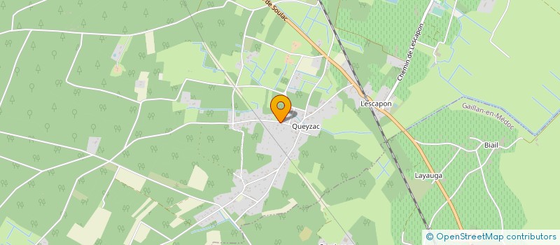 localisation de l'entreprise MONSIEUR YANNICK MERCADIER  QUEYRAC