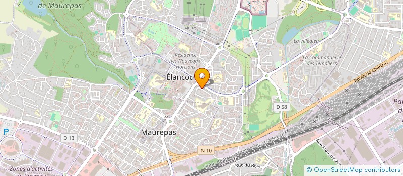 localisation de l'entreprise MONSIEUR YANNICK MERCIER  ELANCOURT