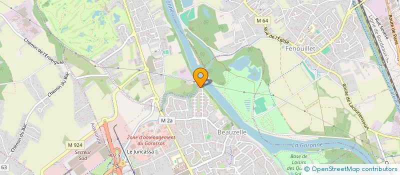 localisation de l'entreprise MONSIEUR YANNICK MERCIER  BEAUZELLE