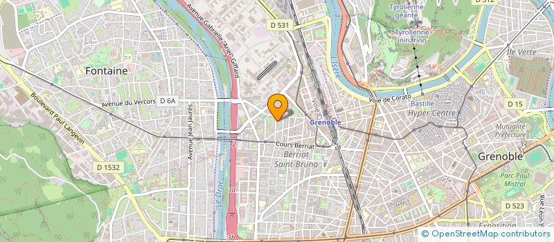 localisation de l'entreprise MONSIEUR YANNICK MERIGNAC à GRENOBLE