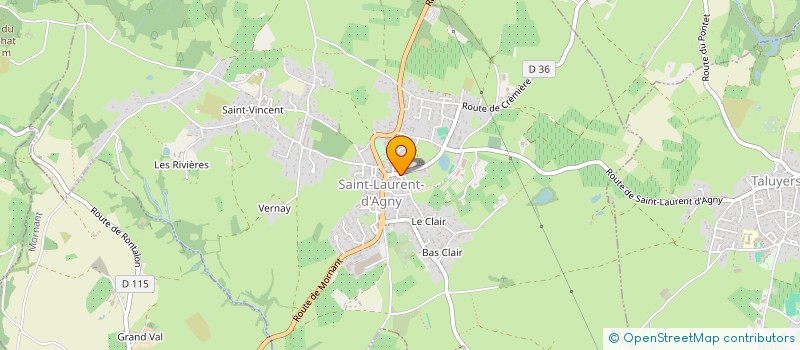 localisation de l'entreprise MONSIEUR YANNICK MERLIN  CHABANIERE