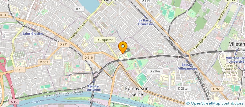 localisation de l'entreprise MONSIEUR YANNICK MERRET à EPINAY-SUR-SEINE