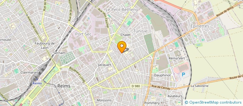 localisation de l'entreprise MONSIEUR YANNICK MERTON  REIMS