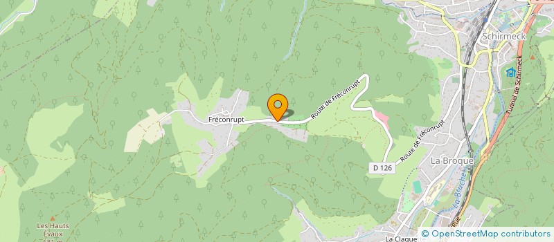 localisation de l'entreprise MONSIEUR YANNICK MEYER  LA BROQUE