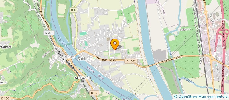 localisation de l'entreprise MONSIEUR YANNICK MICHEL  SABLONS