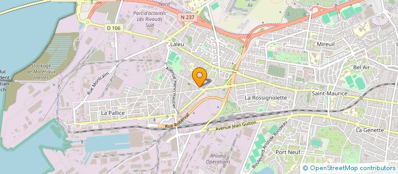 localisation de l'entreprise MONSIEUR YANNICK MILAN  LA ROCHELLE