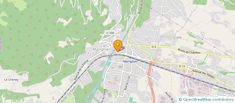 localisation de l'entreprise MONSIEUR YANNICK MILON  MARIGNIER