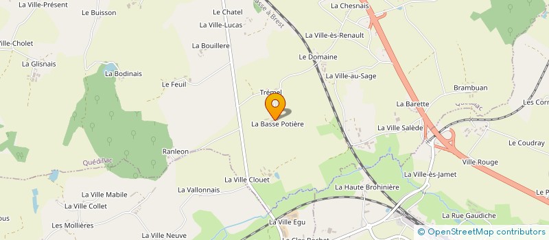 localisation de l'entreprise MONSIEUR YANNICK MINARD  QUEDILLAC