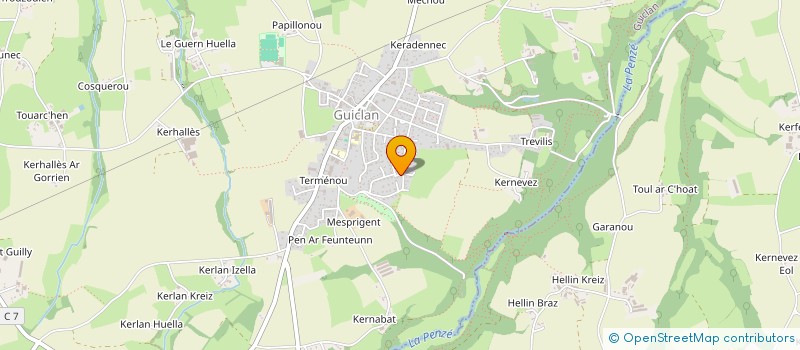 localisation de l'entreprise MONSIEUR YANNICK MINGAM  GUICLAN