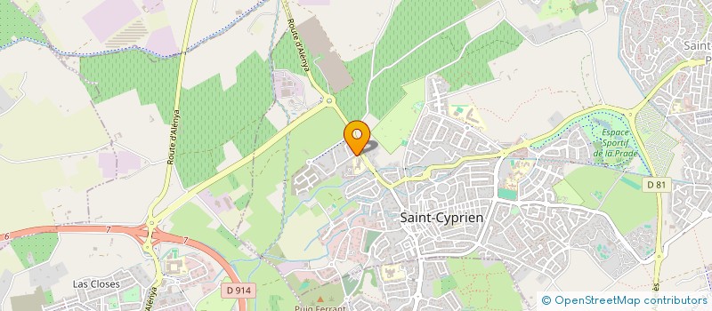 localisation de l'entreprise MONSIEUR YANNICK MIR  SAINT-CYPRIEN