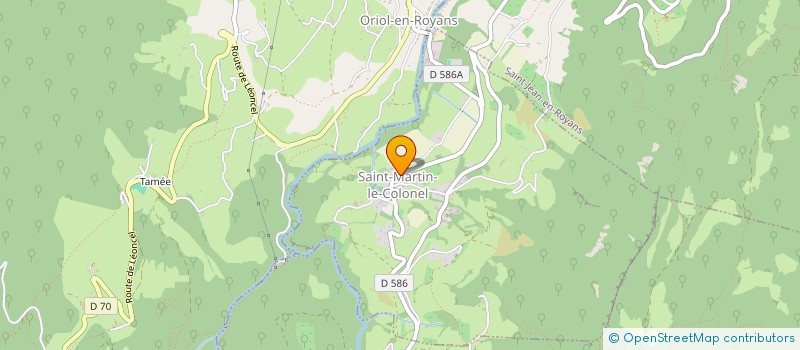 localisation de l'entreprise MONSIEUR YANNICK MONIER  SAINT-MARTIN-LE-COLONEL