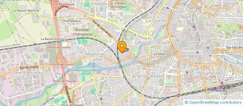 localisation de l'entreprise MONSIEUR YANNICK MORIN  RENNES