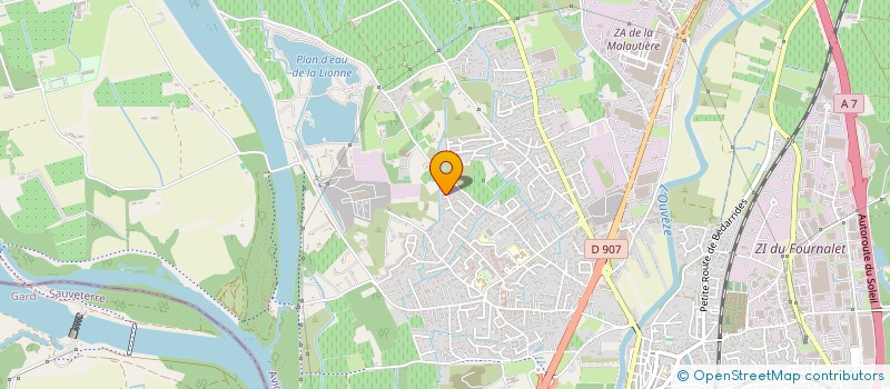 localisation de l'entreprise MONSIEUR YANNICK MORIOT à SORGUES